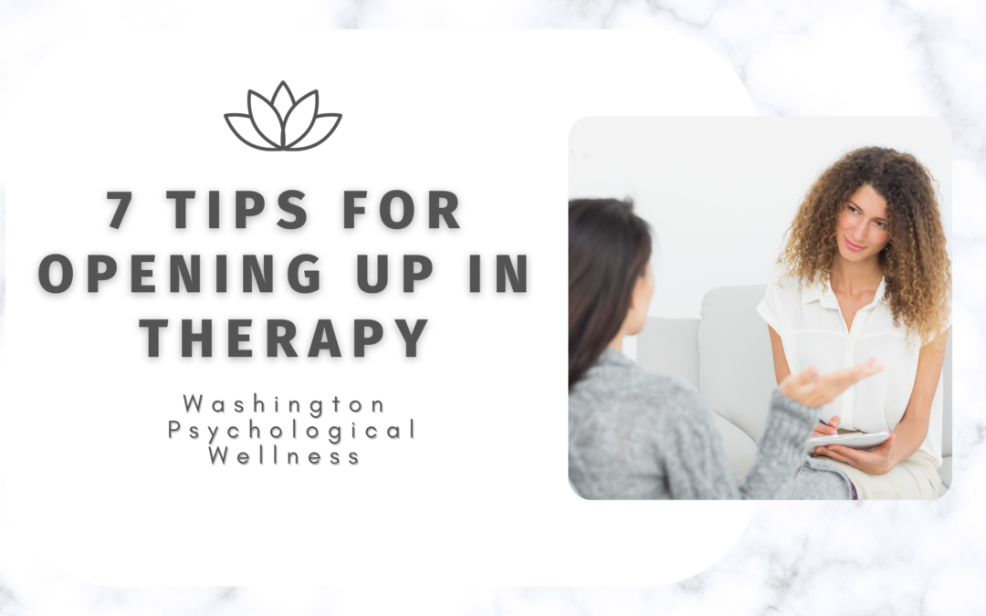 7 Tips for Opening Up in Therapy