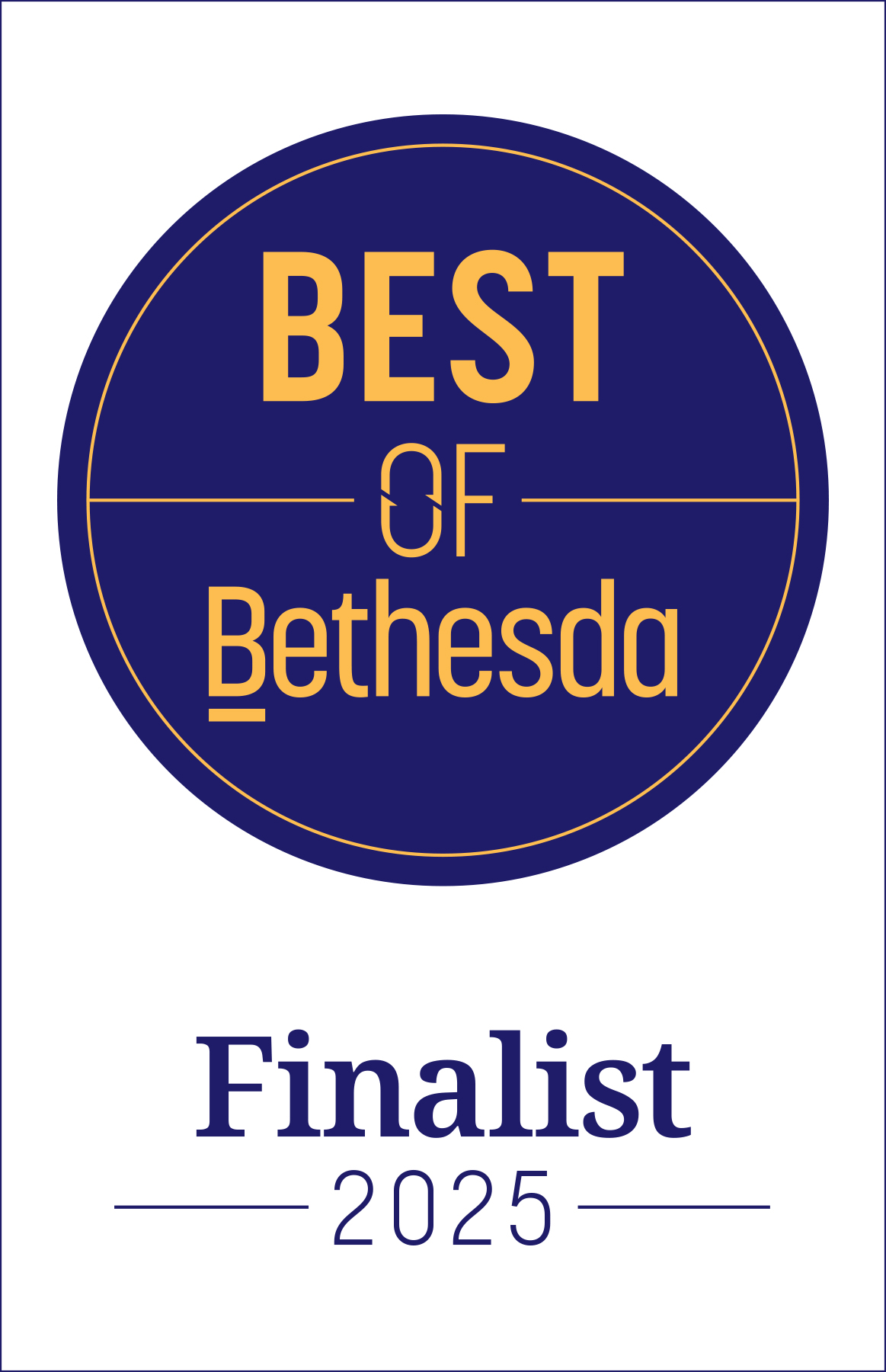 Best of Bethesda 2025 Washington Psychological Wellness is a Best of Bethesda Finalist for 2025