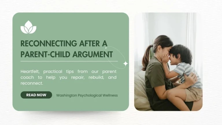 How to Reconnect with Your Child After an Argument