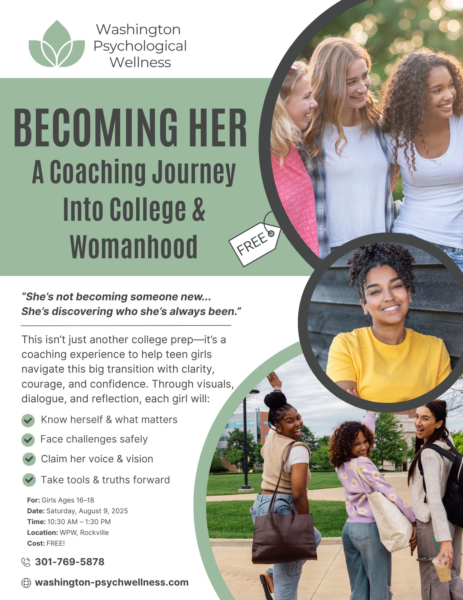 A Coaching Journey into College & Womanhood