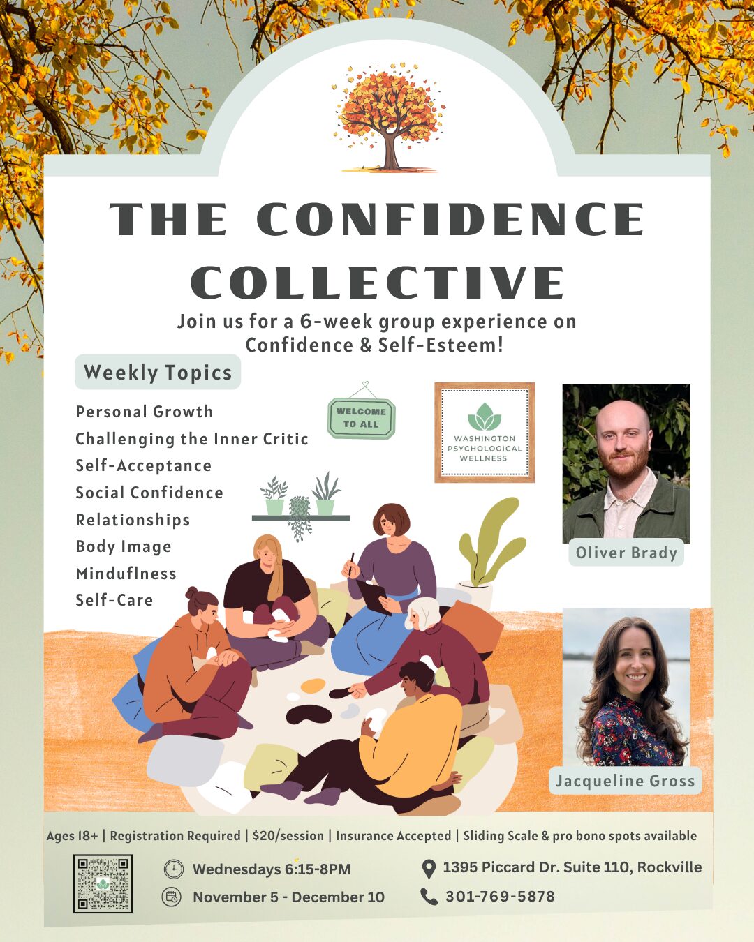 The Confidence Collective: A 6-Week Group Experience in Confidence & Self-Esteem