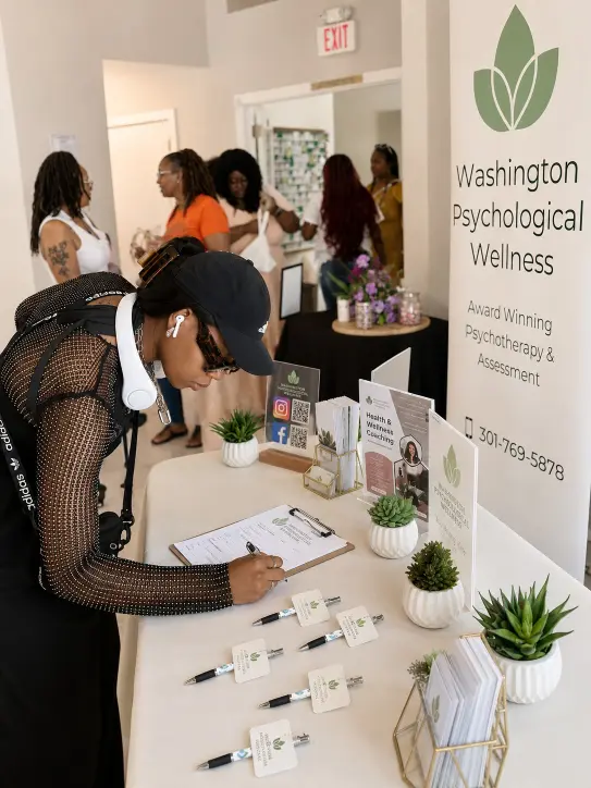 Washington Psychological Wellness community outreach