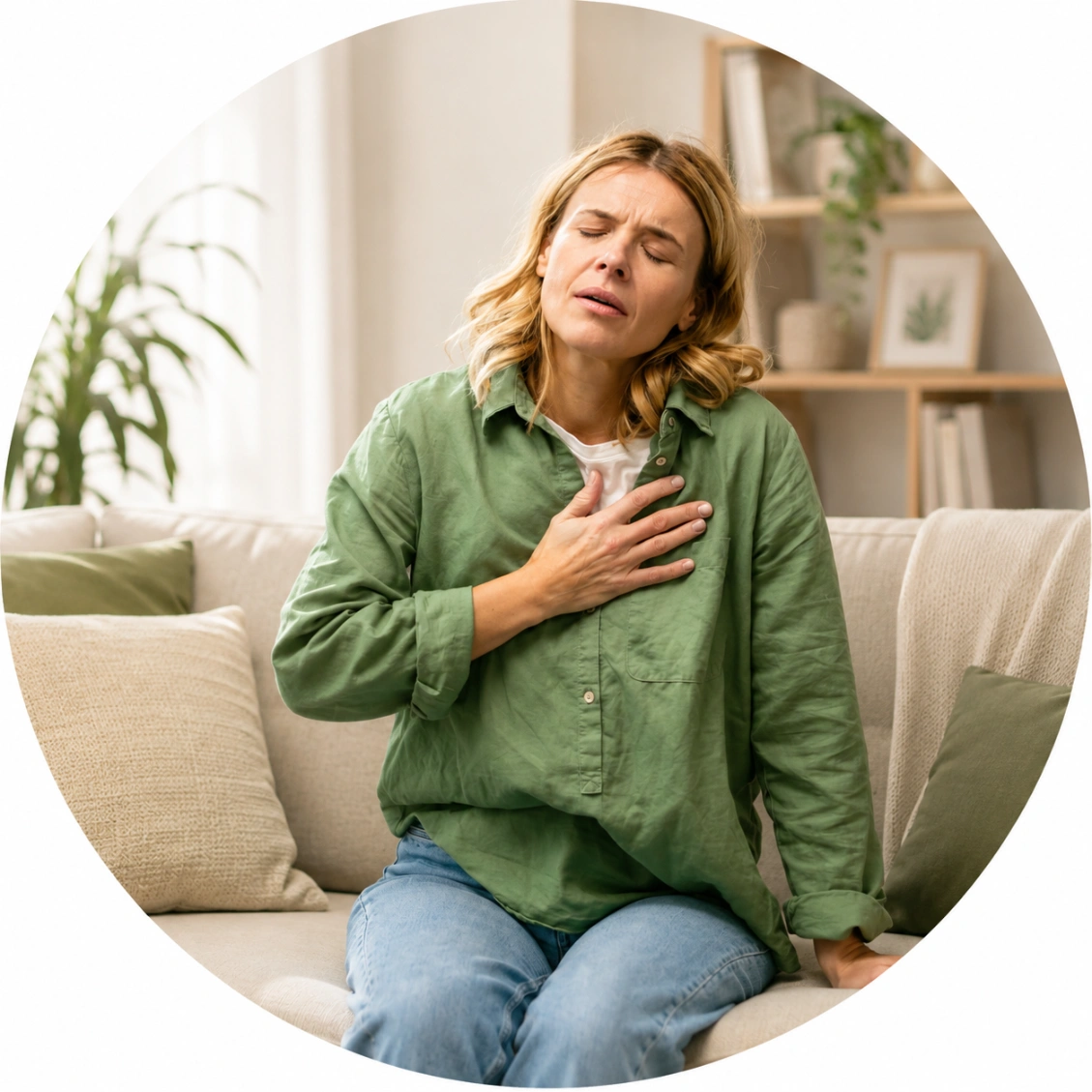 Panic Attacks support: a racing heart or trouble breathing