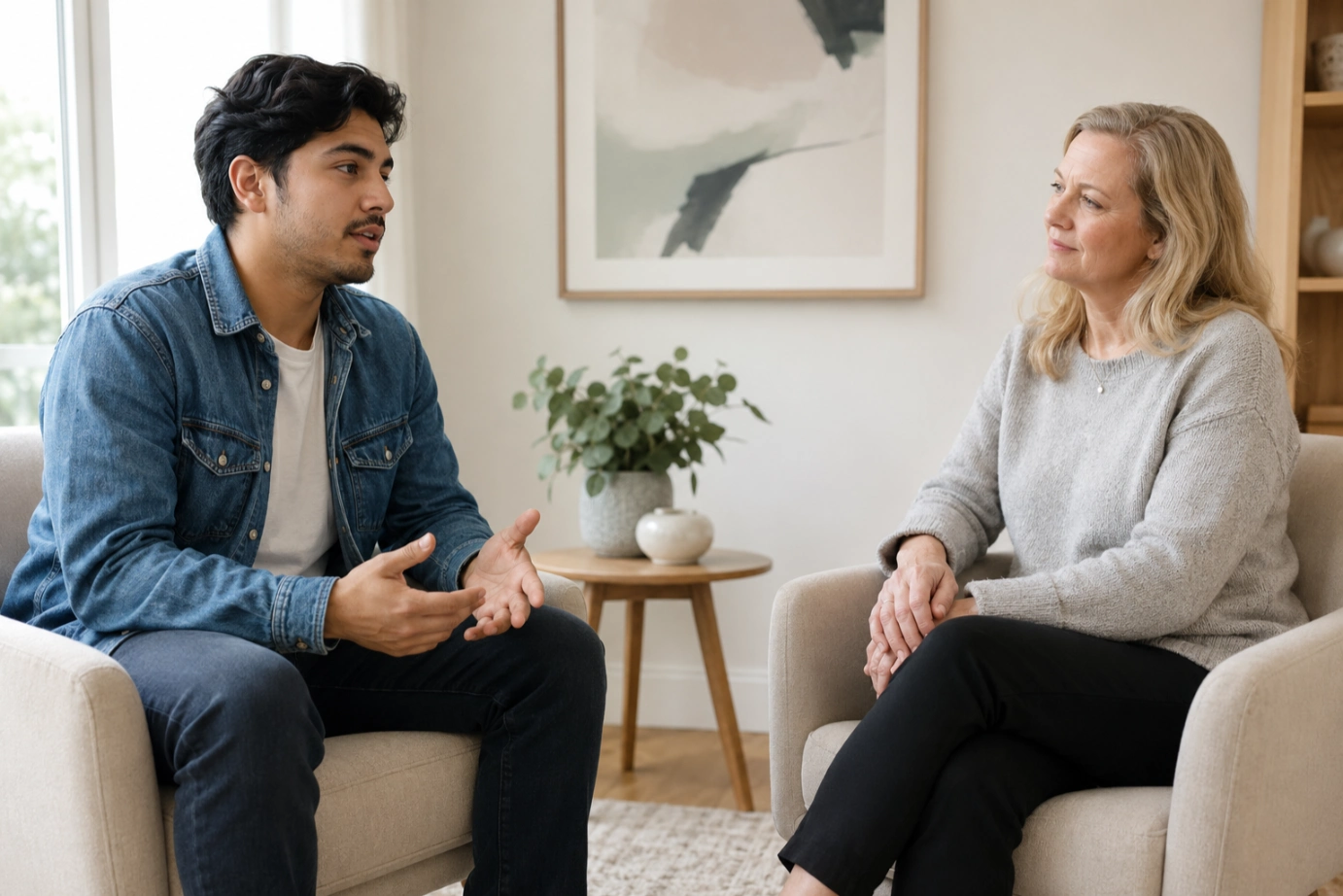 Family conflict support at Washington Psychological Wellness