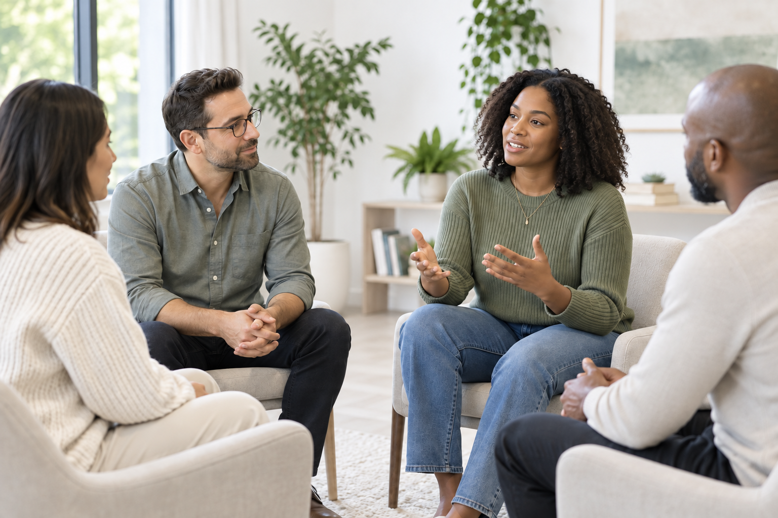 Group therapy services at Washington Psychological Wellness
